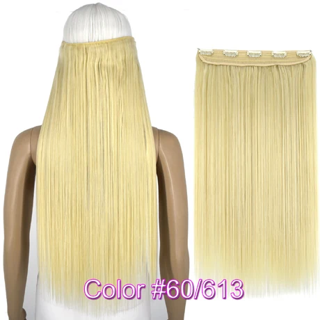 TOPREETY, термостойкие, B5, синтетические волосы, шелковистые, прямые, 5 клипов на клипсах, накладные волосы, 5006