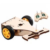 stem toys for children educational science experiment technology toy diy electric motorr model 3d wooden puzzle painted kids toy
