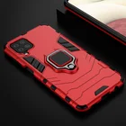 Чехол для Samsung A12, чехол для Samsung A12 с кольцом-держателем на палец, чехол для телефона Samsung Galaxy M12 M32 A12A22, зеркальный чехол, бампер из ТПУ, A 12