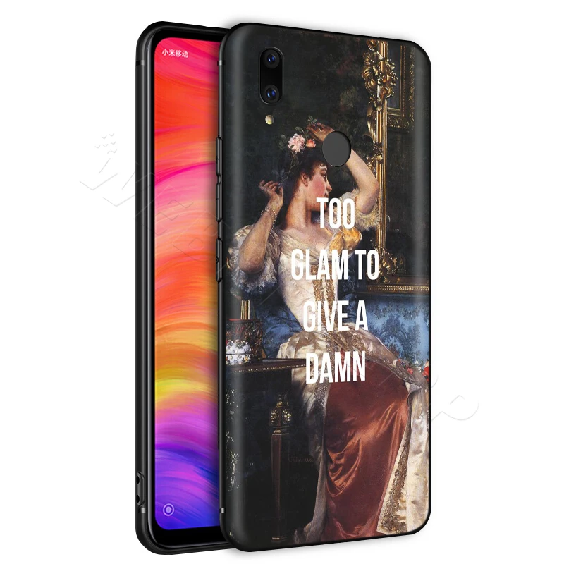 Классического искусства чехол с принтом подставкой откидной крышкой для Xiaomi Redmi