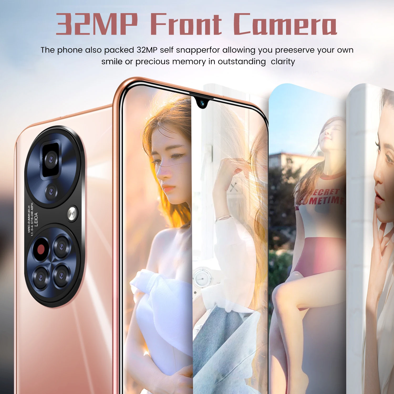 new arrival p50 huawie 2gb ram 16gb rom android 10 0 smartphone 6 7 inch waterdrop screen mobile phone cellphone free global shipping