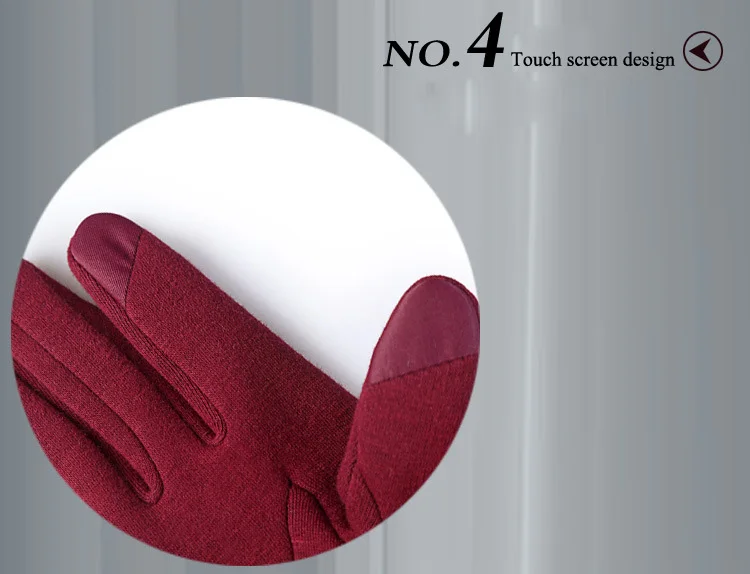 ECOBROS классические Luvas de inverno женские модные зимние перчатки для активного отдыха, спортивная теплая и бархатная перчатки для сенсорного экрана перчатки