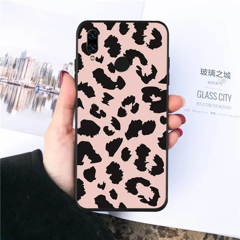 

Leopard fashion design pattern Phone Case For Huawei honor Mate P 10 20 30 40 Pro 10i 9 10 20 8 x Lite Luxury brand shell
