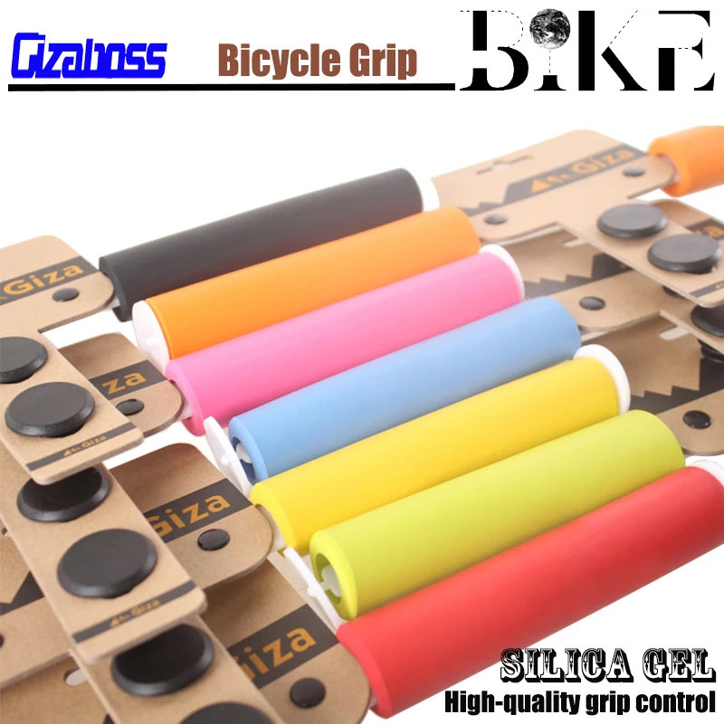 

Gizaboss Cycling Bicycle Grips Outdoor MTB Mountain Bike Handlebar Grips Cover Anti-slip Strong Support Grips Bike Part