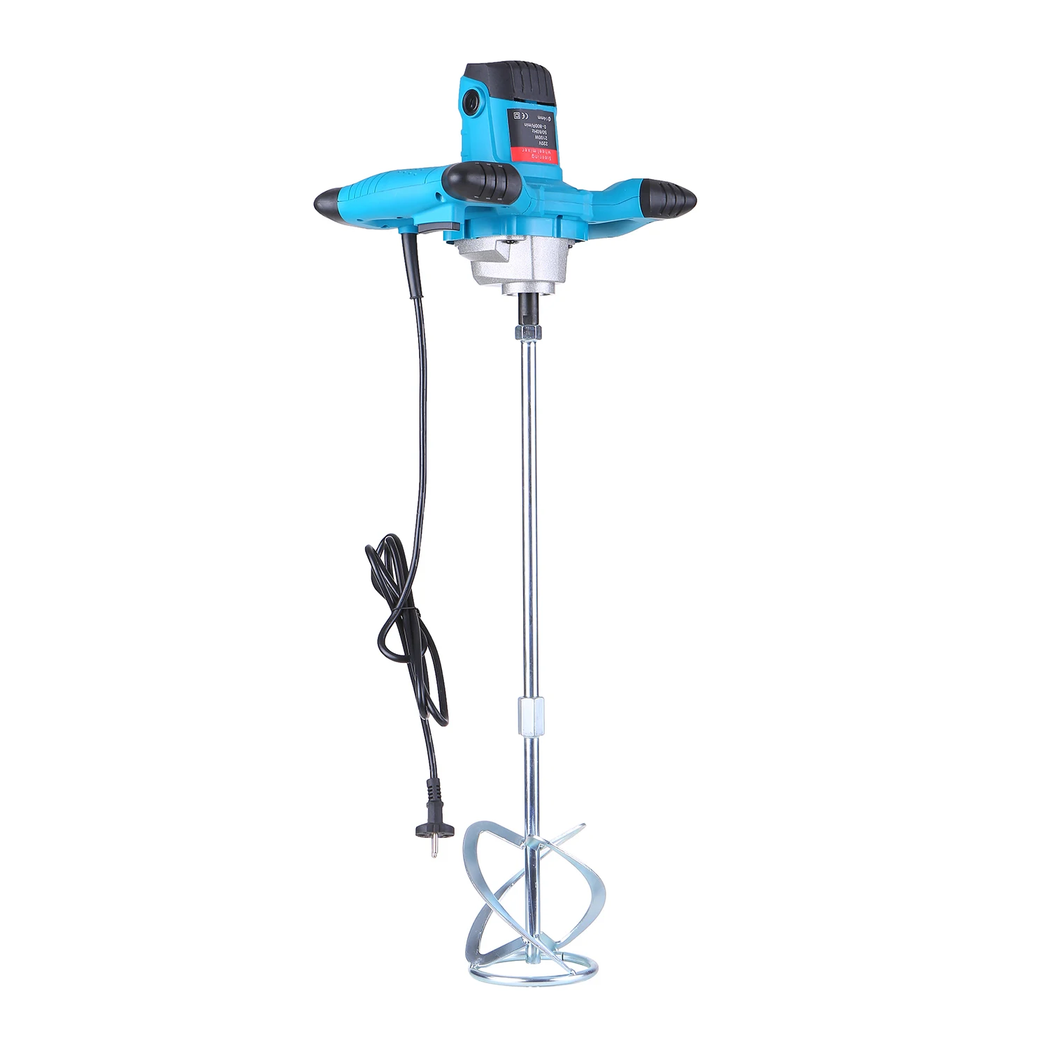 220 В 2100 Вт ручной Электрический смеситель цемента мешалка Гц 6-Скоростной Ручной