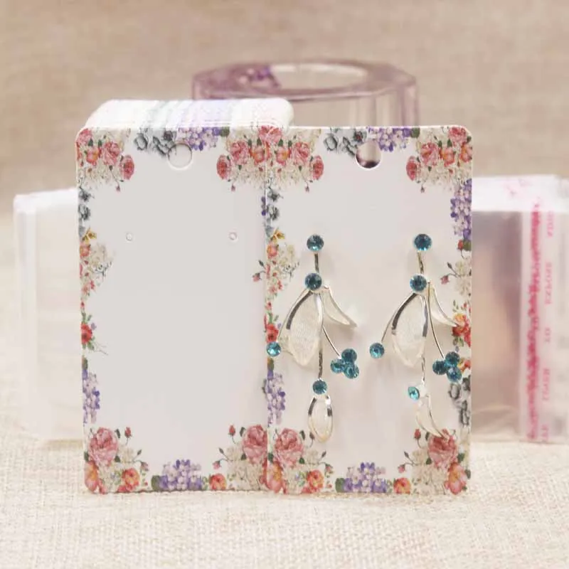 Новинка 2014 года дизайн с кружевным узором серьги-дисплей надписью и Love Red Flower