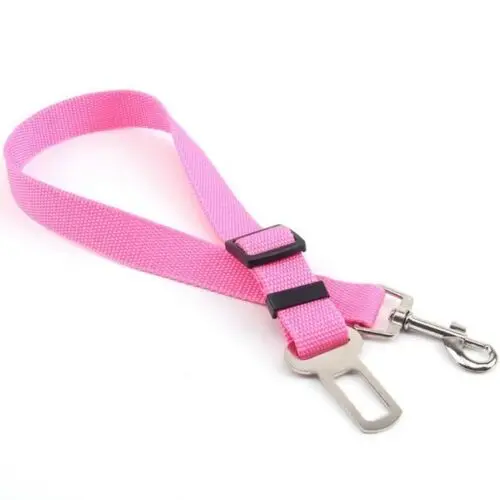 Faroot Adjustable Pet Dogs Vehicle Car Safe Seat Belt Harness Restraint Lead Leash Clip Random Portable Dog Safety Products