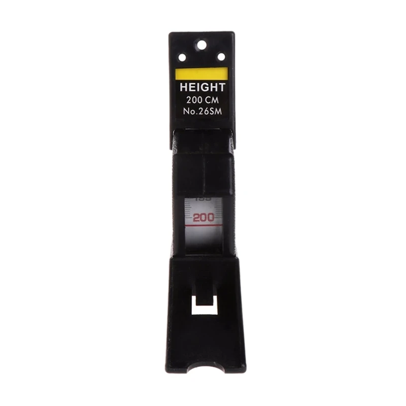 200Cm Stadiometer Black Wall Mounted Height Meter Growth Ruler Cm Metric Tape Measures | Инструменты