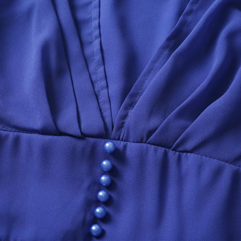 

Muslim Hijab Dress 2021 Women Solid Button Chiffon Eid Mubarak Party Evening Long Dress Arabic Turkish Islamic Clothing
