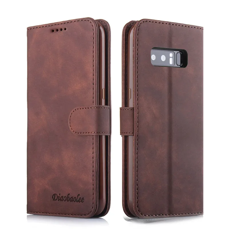 Кофе Роскошный кожаный чехол для samsung Galaxy S10 S8 S9 плюс A70s A50s A20s Чехол-книжка с бумажником для Note10 A7 A8 A50 A70 чехол - Цвет: Кофе