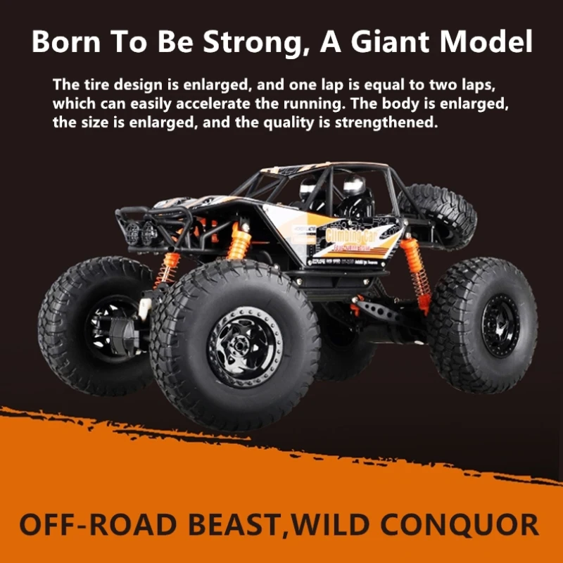 Мощный 4WD 50 км/ч скоростной гоночный RC внедорожный грузовик большой угол