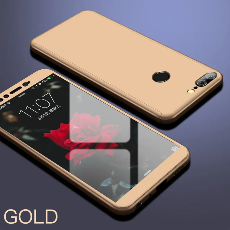 Защитный чехол с полным покрытием 360 для Huawei Honor 7 8 9 10 Lite Твердый Чехол 9i 7X 8A 8X Max 6X 5X