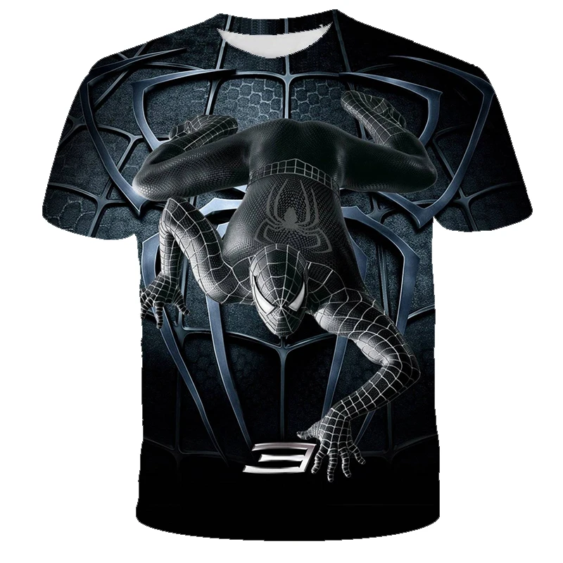 Мужская одежда Marvel новинка 2021 мужская летняя футболка с 3D принтом Человека паука