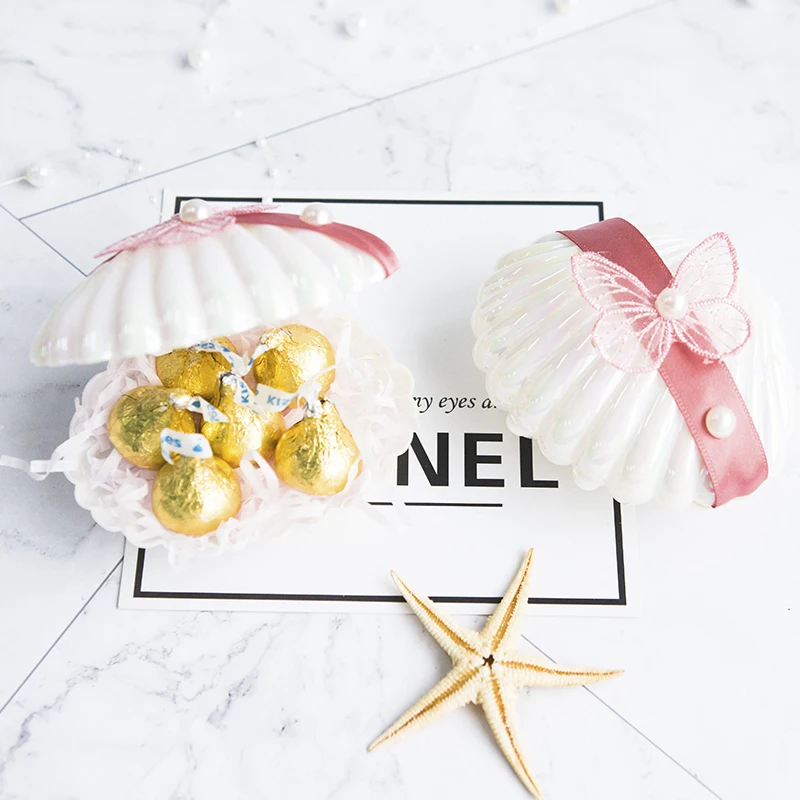 20 шт. Подарочная коробка Упаковка конфет коробки брачные товары [перламутровая