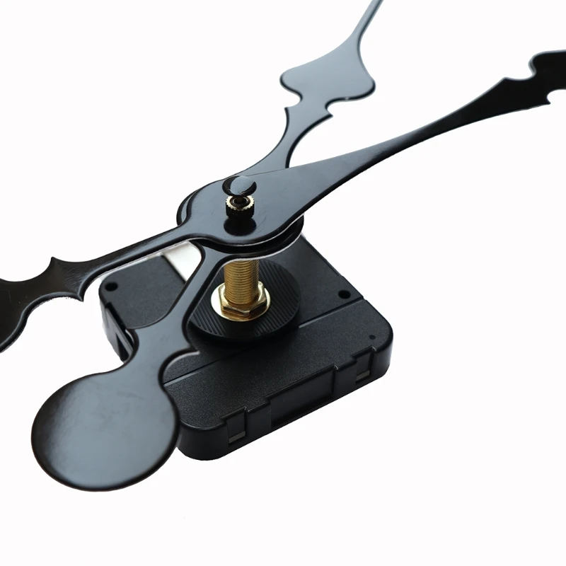 

High Torque Long Shaft Silent Wall Clock Movement Mechanism with 2 Different Size Clock Hands Repair Tool Parts Kit Set 28GF