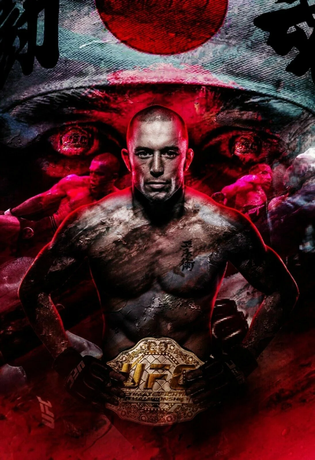 Georges &quotRush&quot St-Pierre Art Film Print Silk Poster Home Wall Decor 24x36inch | Дом и сад
