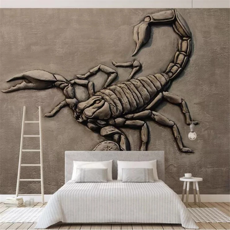 Wellyu пользовательские обои 3D тисненые кости ТВ фон настенные украшения живопись