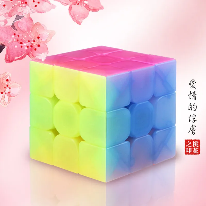 Qiyi Warrior W 3x3x3 волшебный Нео Куб желе цвет прозрачный Cubo Magico Профессиональный антистрессовый куб игрушки для детей подарок для взрослых