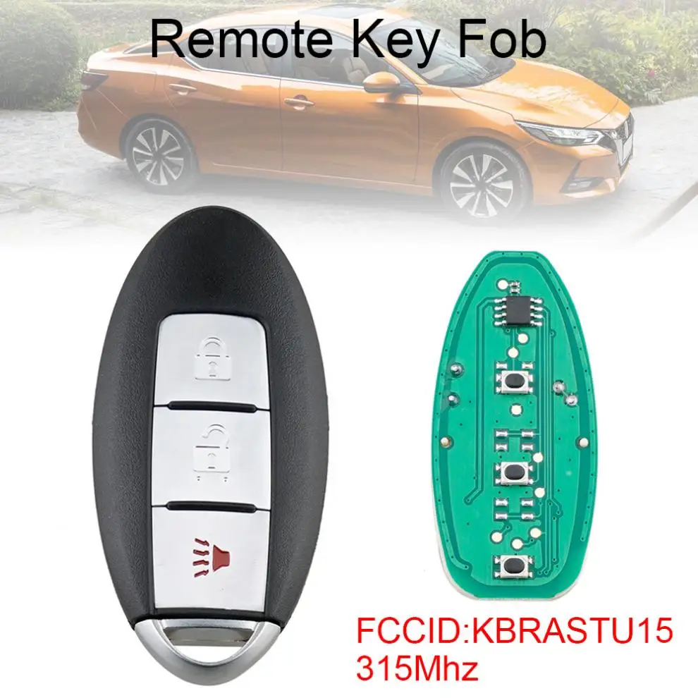 315 МГц 3 кнопки модифицированный дистанционный Автомобильный ключ KBRASTU15 подходит