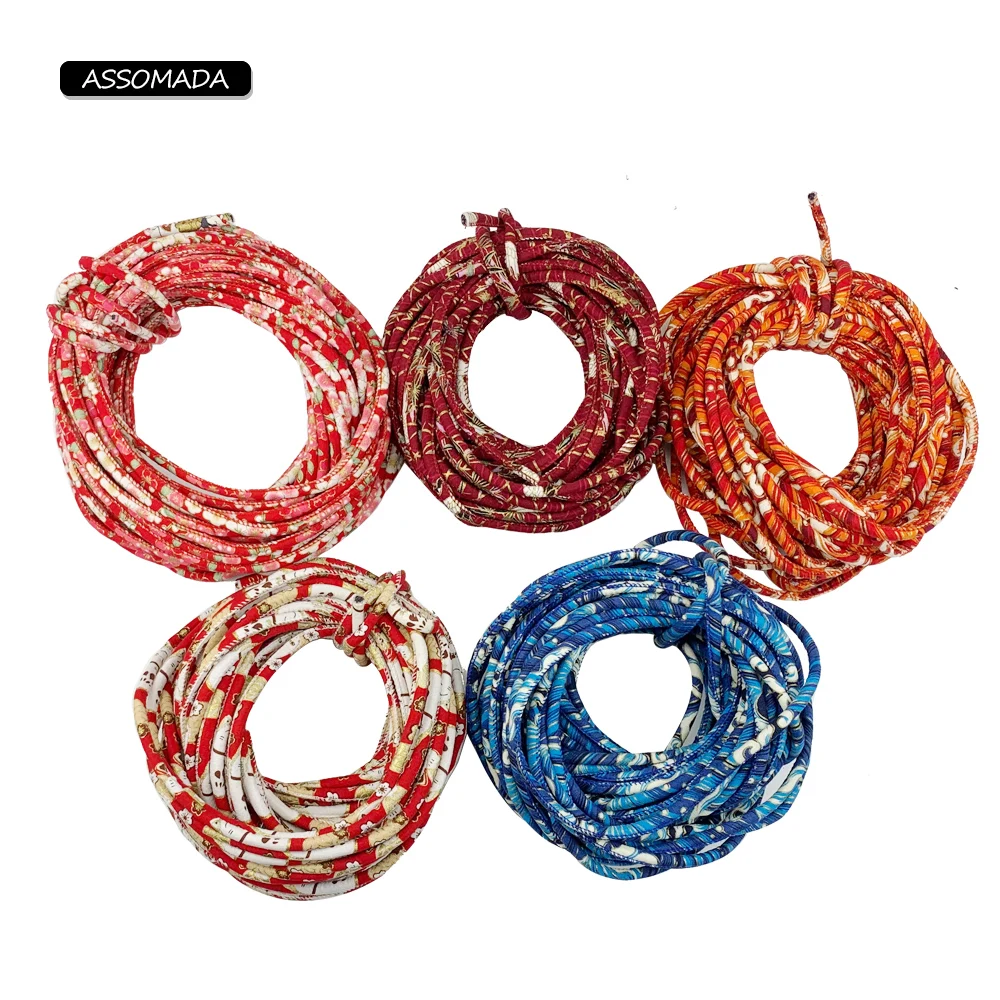 Рисунок 4 - Круглый хлопковый шнур с национальным рисунком