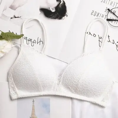 

Women Bra Sexy Lace Bralette Floral Wireless Bra Female Underwear A B Cup Sexy Lingerie Soft Solid Color Bras Brassiere