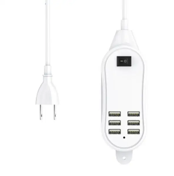 25 Вт/5А 6 usb портов для настольного телефона зарядное устройство сетевой адаптер