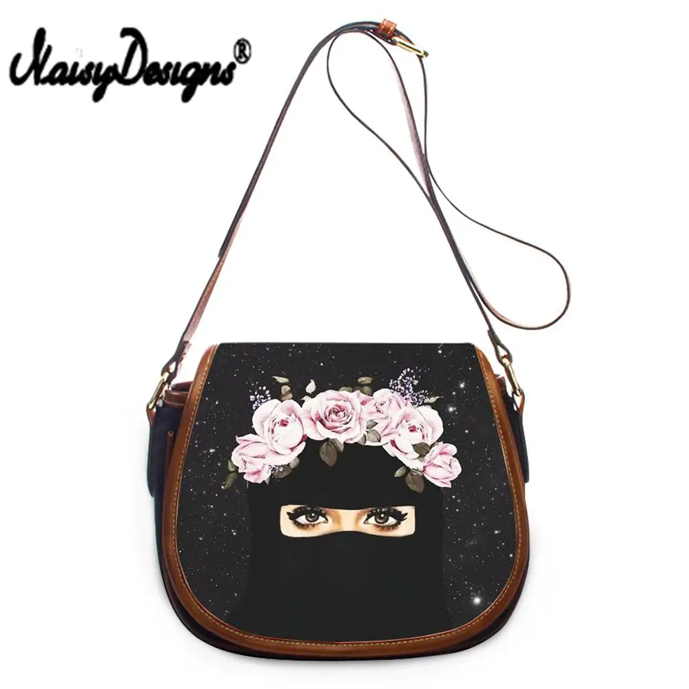 Прямая поставка кожаные сумки через плечо мусульманские хиджабы мессенджеры для