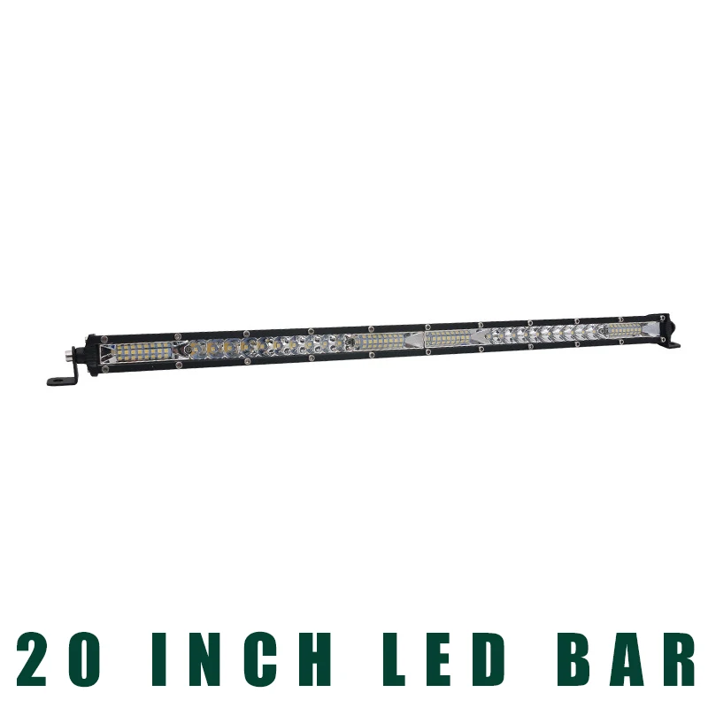 Супер тонкий LED свет бар Однорядный 20 дюймов точечный Наводнение комбинированный