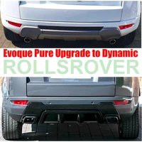 rollsrover rear bumper cover assembly body kits for range rover evoque 2012 2018 pure upgrade to dynamic styling kits