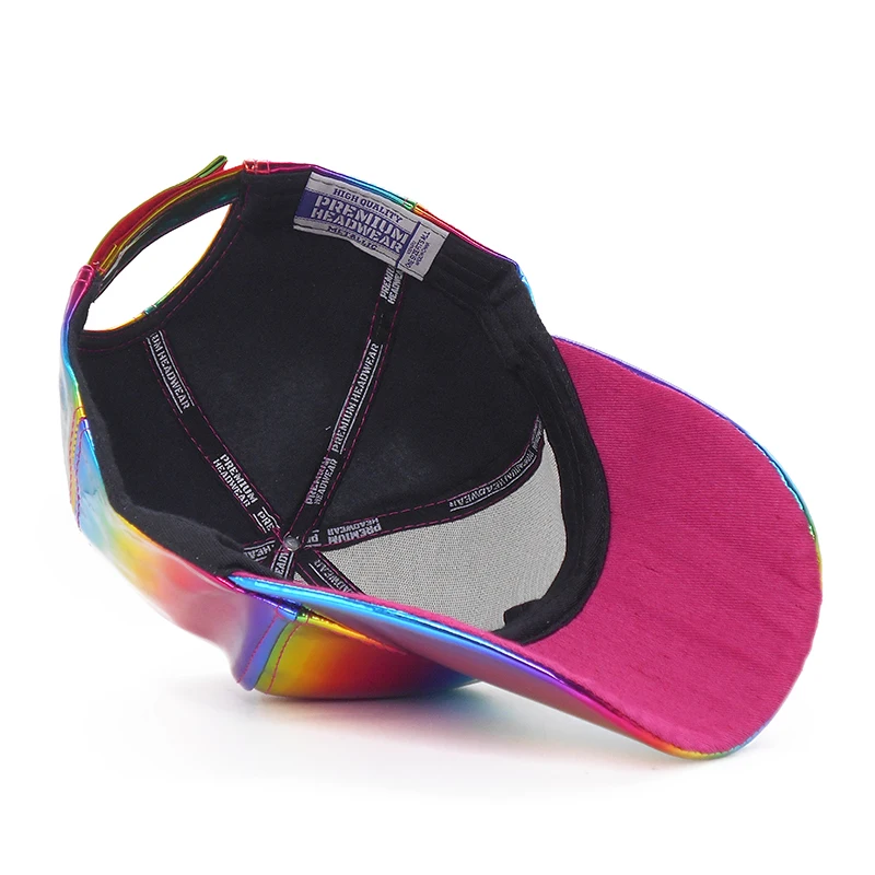 Роскошная Лицензированная бейсбольная кепка для мужчин меняющая цвет радуги