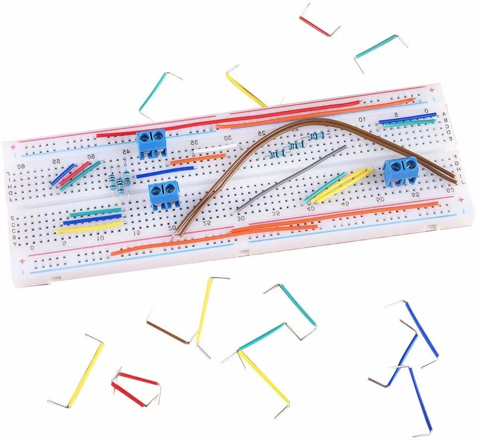Jumper Wire Kit 840 Pcs Preformed Breadboard Jumper Wire Kit 14 Lengths Assorted Jumper Wire for Breadboard Prototyping Circuits