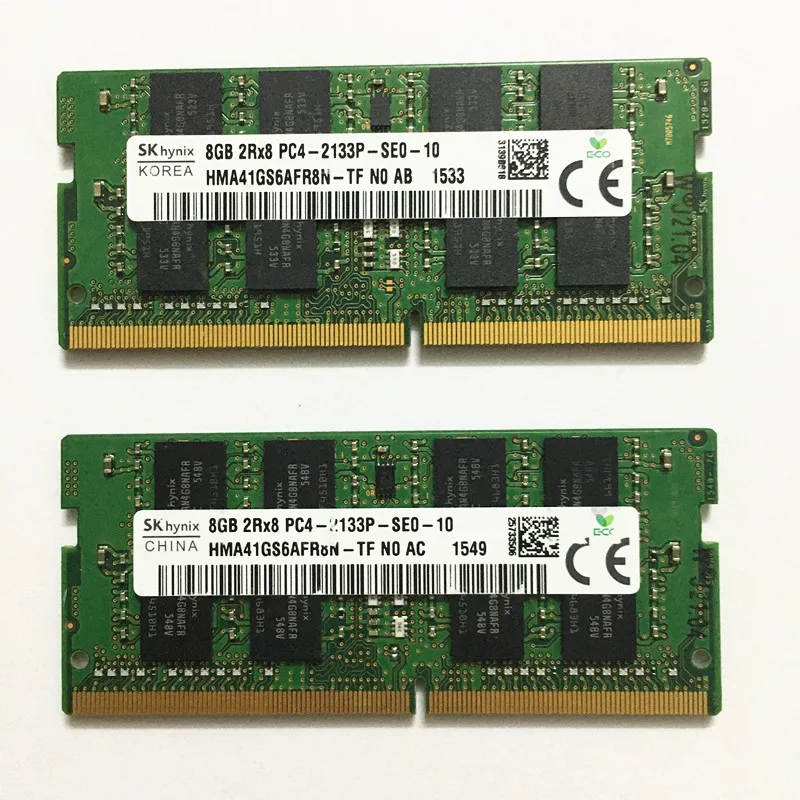 Оперативная память SKhynix DDR4 б/у 8 ГБ 2133 2RX8 PC4-2133P-SE0 | Компьютеры и офис