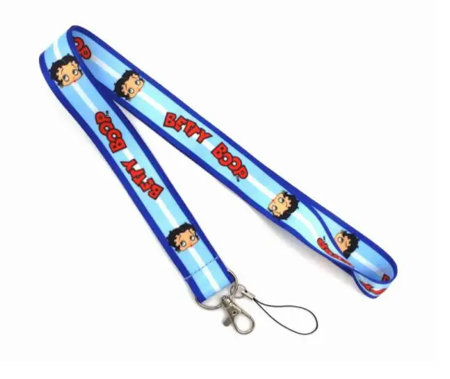 

Hot Sale! Betty girl Lanyard Neck Strap Card Bus ID Holders With Key Chain