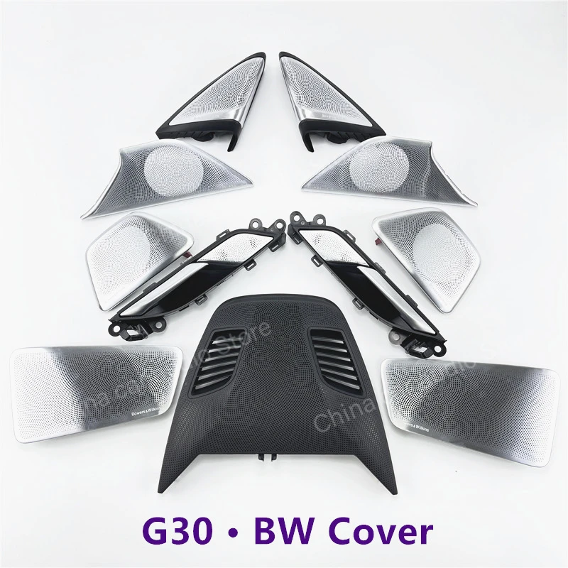 Audio Upgrade Kit For BMW G30 5 Series Midrange Tweeter Subwoofer HiFi Music Stereo Horn LED Illuminate Speaker Cover Trim Refit images - 6