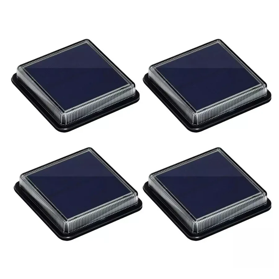 

Уличный садовый палубный светильник Thrisdar на солнечной батарее, 12 светодиодов, водонепроницаемый Солнечный подъездной дорожный светильник ...