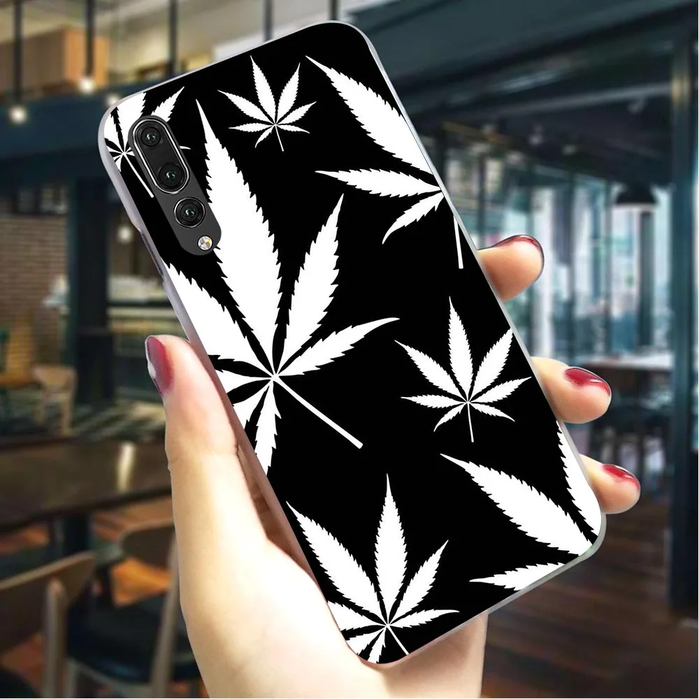Fashion Cannabis Leaf Phone Case for Huawei Nova 4 Cover 6A 7A 8/9/10 Lite View 20 Pro 9X Y6 Y7 Y9 3/3i/5i | Мобильные телефоны и