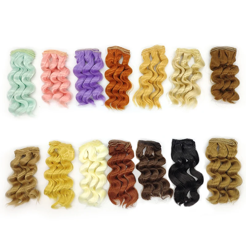 AAAA волосы для кукол трессы Высокое качество 15 см высокотемпературные