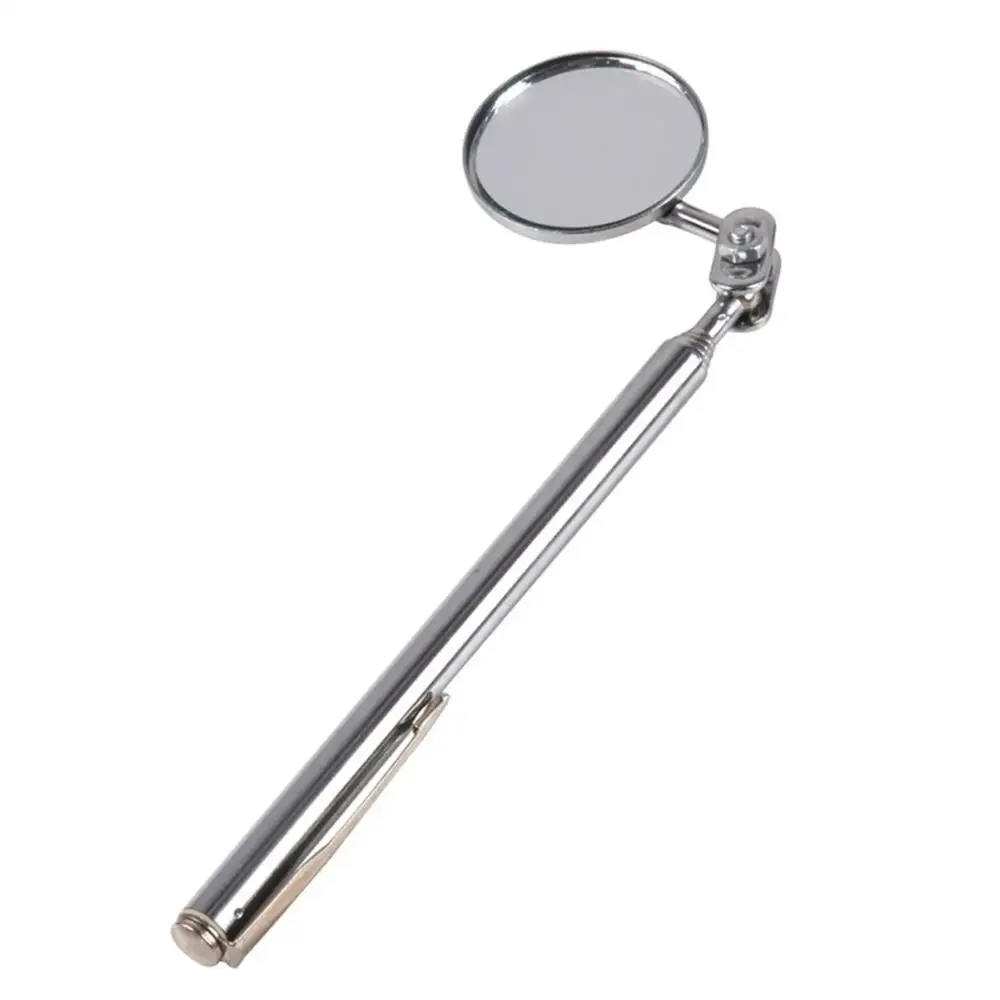 1Pc 30 mm Car Telescopic Detection Lens Inspection Round Mirror 360 Degree Rotation Repair Tool Retractable 17 to 49 cm L1 | Автомобили и