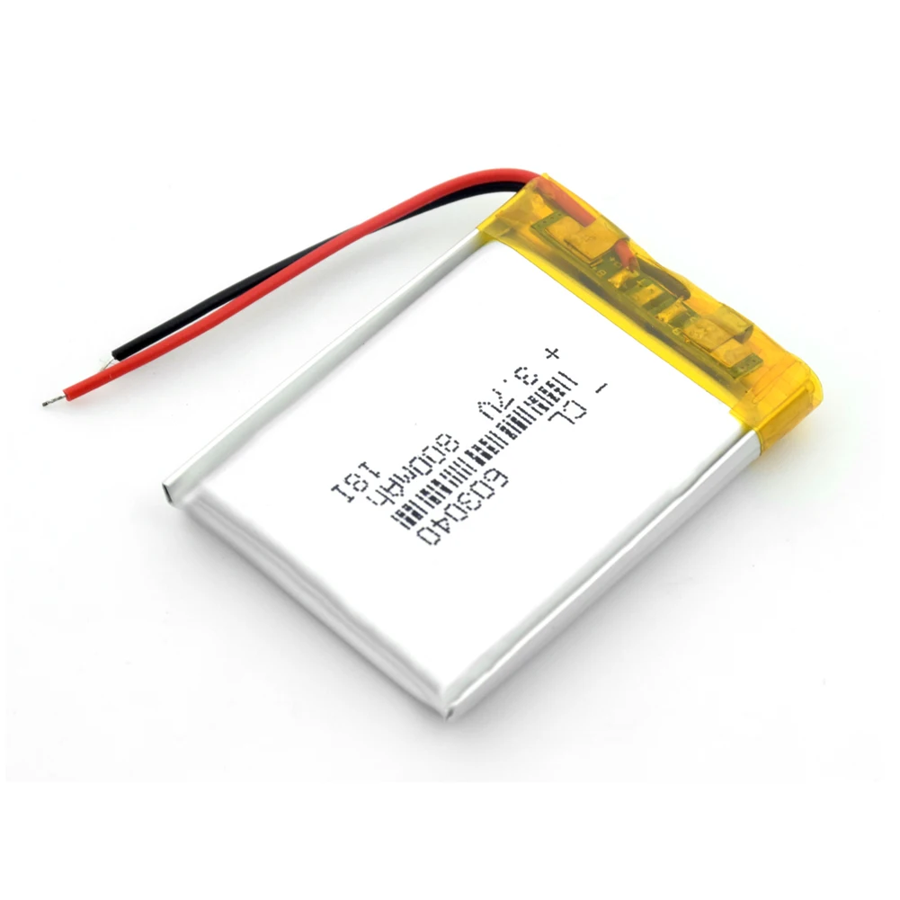 Аккумуляторная батарея 800mAh Lipo 603040 литий полимерная Li Po ионная ячейка для