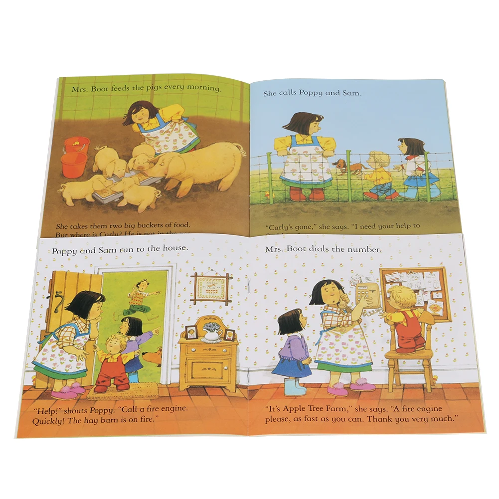 20 шт./компл. 15x15 см Usborne ферма фотокниги для детей детская известная история