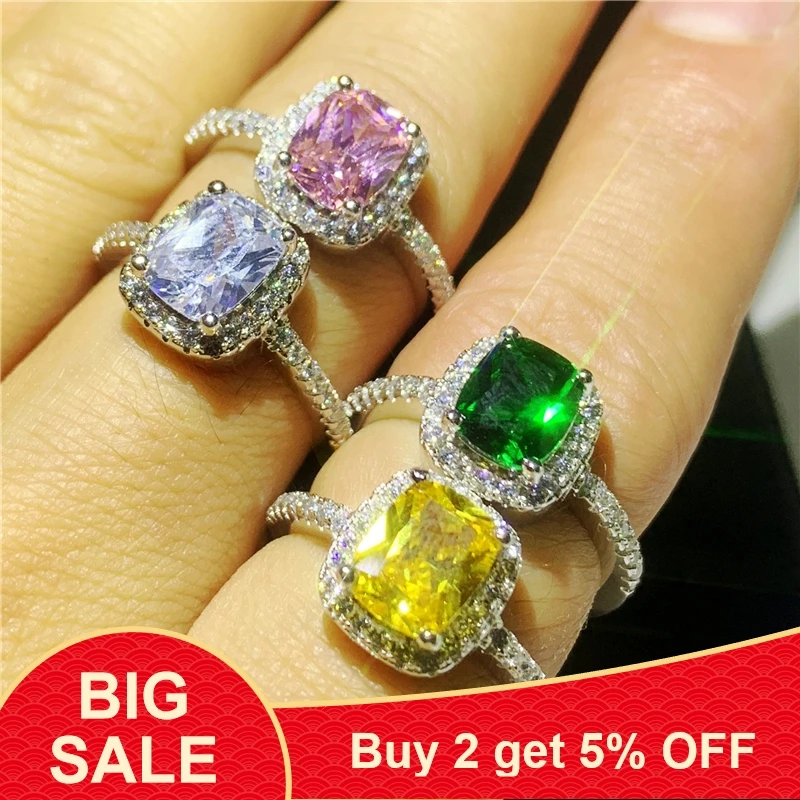 Женское кольцо из серебра 925 пробы 4 вида | Украшения и аксессуары