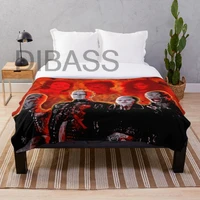 hellraiser cenobites super soft throw blanket lightweight plush bed flannel blankets suitable for adults and children fashion