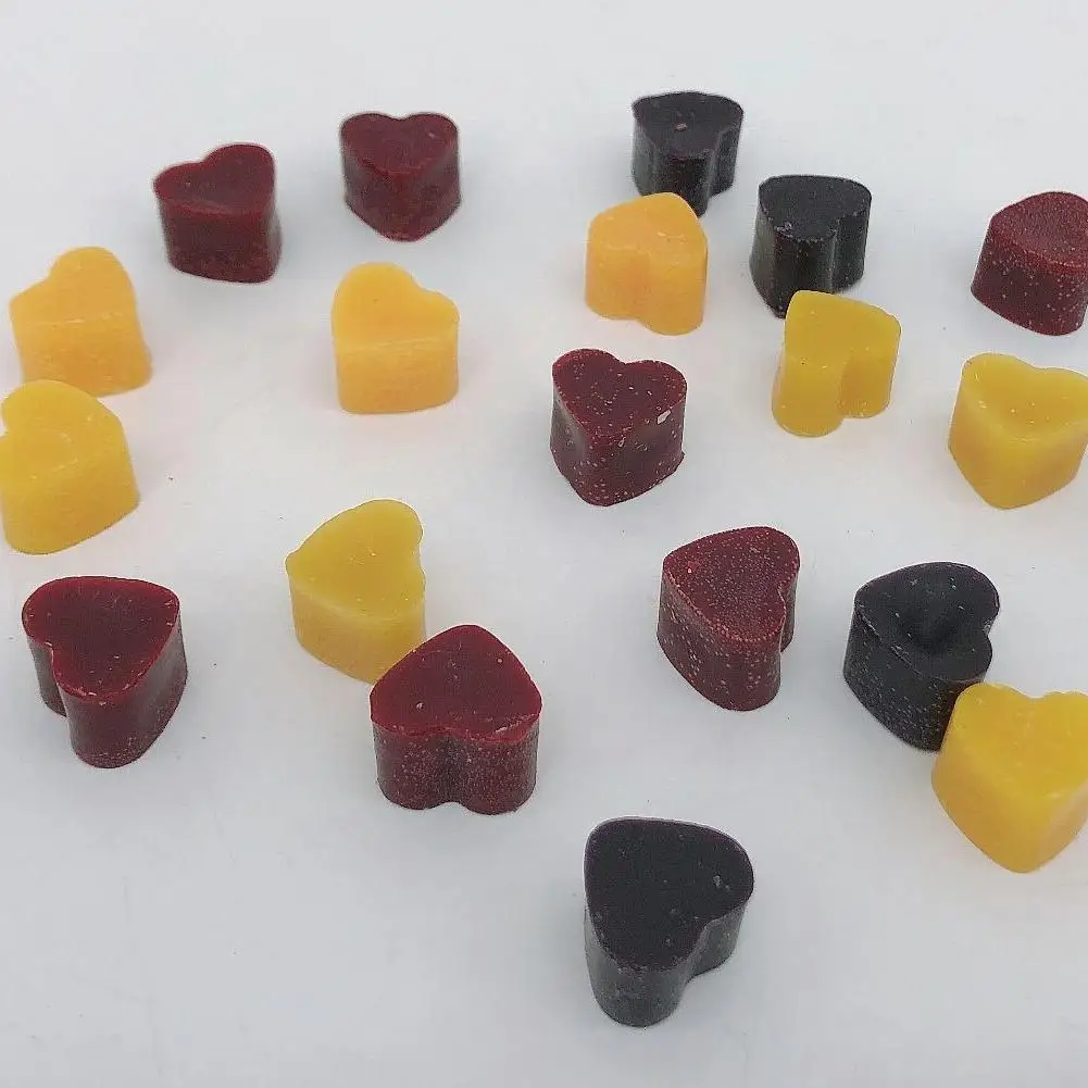 Краска для свечей 6 цветов в форме сердца 1 шт. DIY парафиновый воск соевый блок