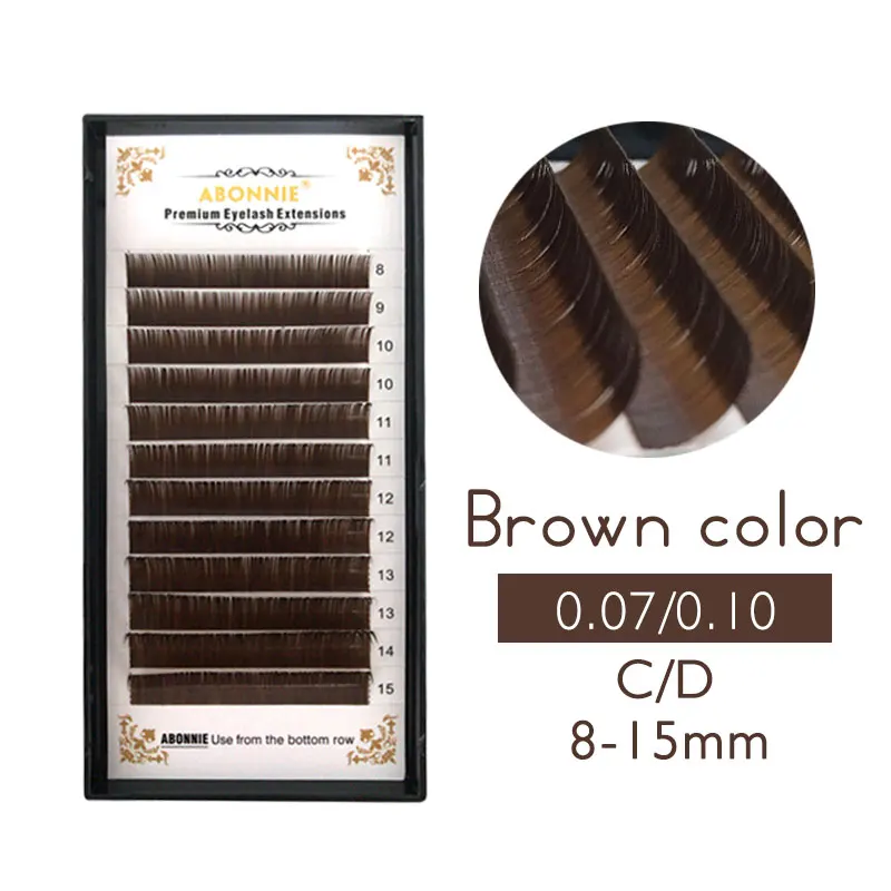 Накладные ресницы из меха норки темно коричневые|Накладные ресницы| |