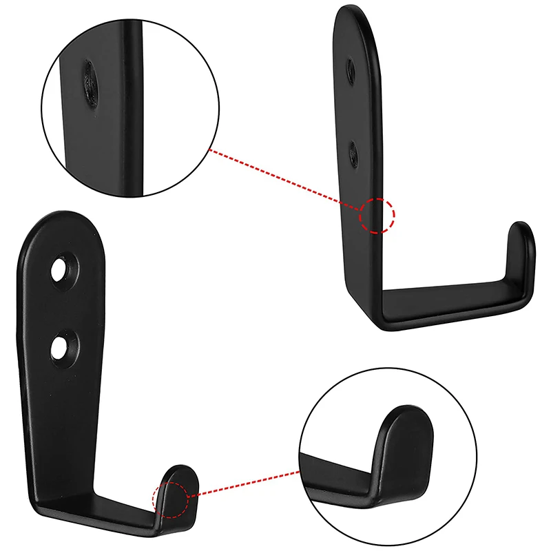 

Wall Hooks 12 Pcs,Coat Hooks Garage Hook Wall Mounted Hat Hangger Hooks Robe Hook Single Coat Hanger Heavy Duty