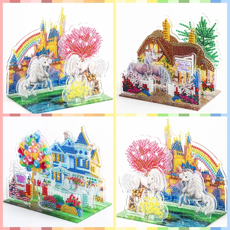 

DIY 5D особой формы алмазов картина 3D трехмерный пазл картина крестом Наборы с украшением в виде кристаллов Стразы искусство домашнего декора