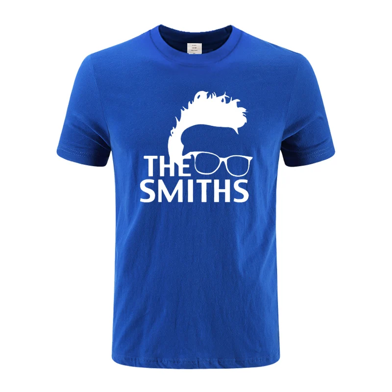 Хлопковая футболка The Smiths Винтажная в стиле ретро с принтом Моррисси 80 короткими