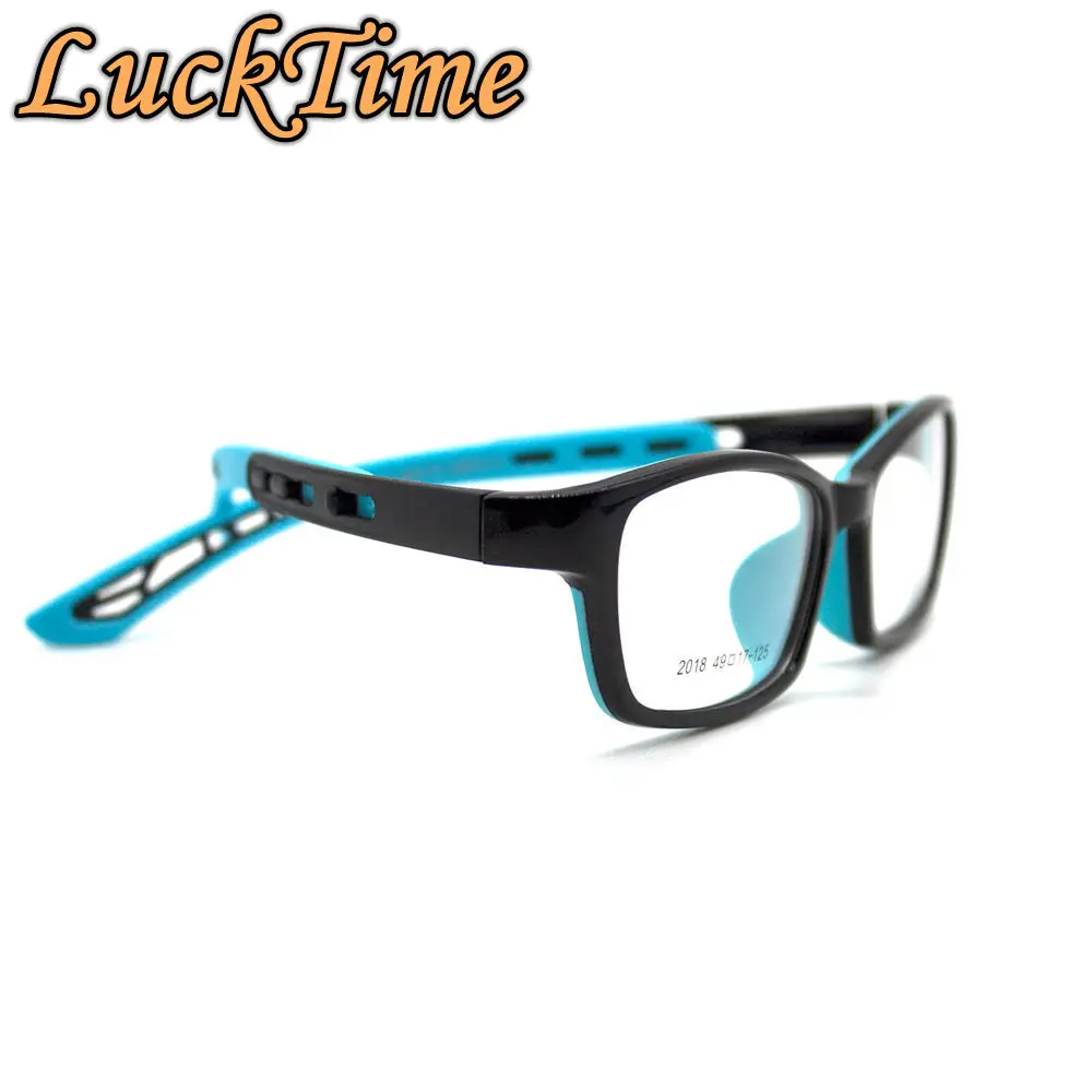 LuckTime Мягкие силиконовые милые детские очки оправа для очков TR90 Lucky Time Мягкая