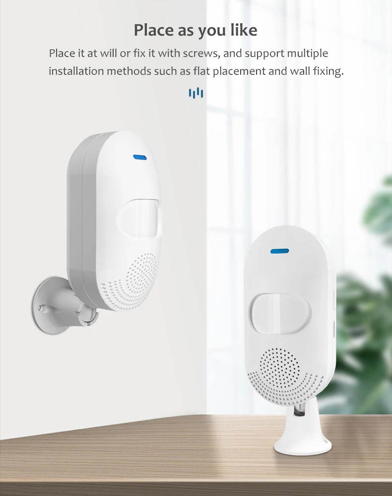

Tuya WiFi PIR Motion Sensor Human Body Sensor Smart Home Wireless Infrared Detector Home Alarm System Work for Alexa Google Home