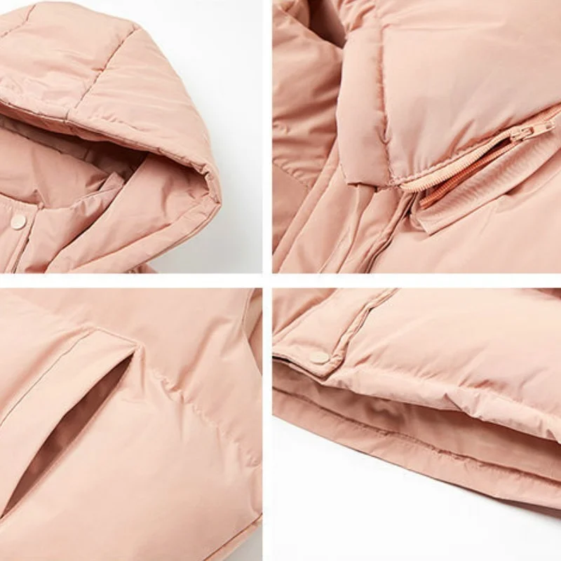 

Vests Women Soft Newest Fashion Hooded Waistcoats Womens Warm Casual Chic Ins Trendy Thicken Outwear Female All-match Streetwear